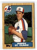 1987 Topps Tiffany Randy St. Claire