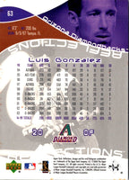 2003 Upper deck Luis Gonzalez #63