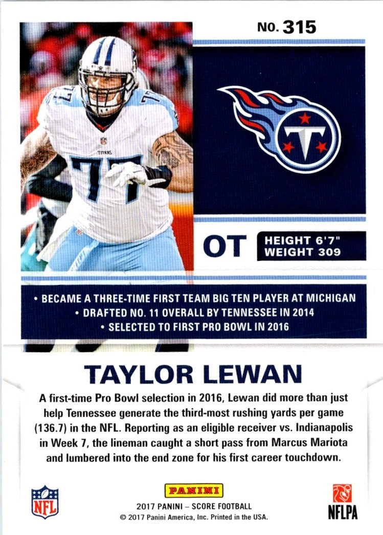 2017 Score Taylor Lewan