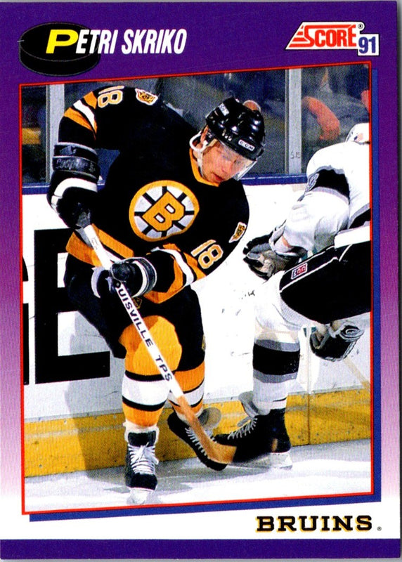 1991 Score Canadian Bilingual Petri Skriko #188