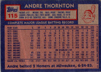 1984 Topps Andre Thornton #115