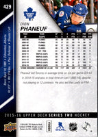 2015 Upper Deck Dion Phaneuf #429