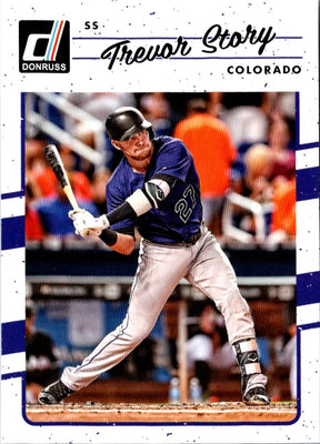 2017 Donruss Trevor Story #90