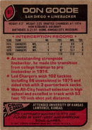 1977 Topps Don Goode