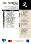 1993 Upper Deck Teammates Checklist