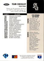 1993 Upper Deck Teammates Checklist #41