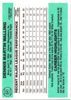 1984 Donruss Denny Walling #641