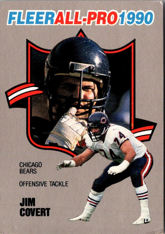 1990 Fleer All-Pro Jim Covert #7