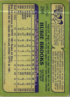 1982 O-Pee-Chee Hubie Brooks #266