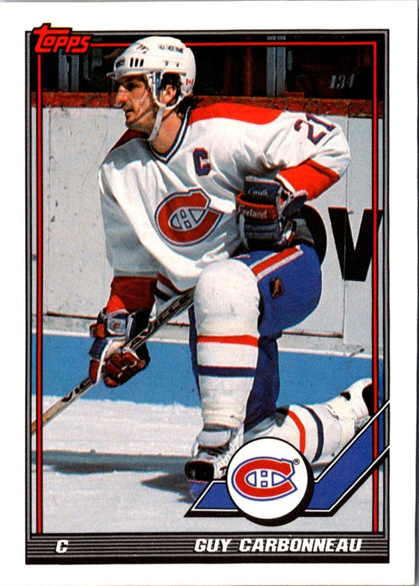 1991 Topps Guy Carbonneau #54