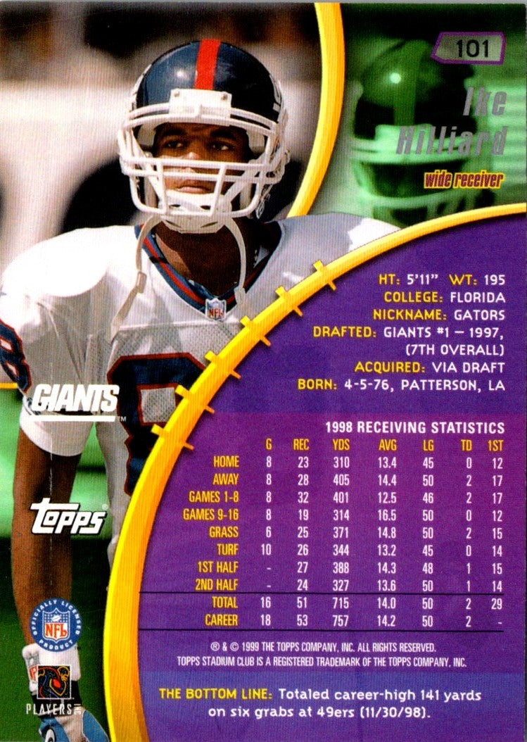 1999 Stadium Club Wide Receiver