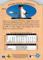 1996 Upper Deck Future Stock Prospects Todd Greene #FS12