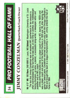 1990 Swell Greats Jimmy Conzelman #34