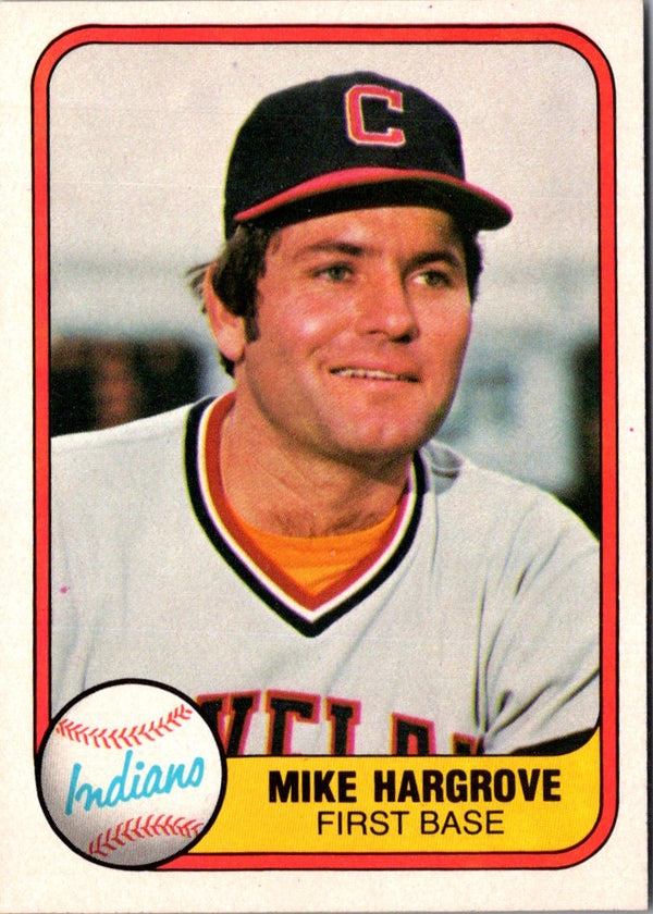 1981 Fleer Mike Hargrove #387