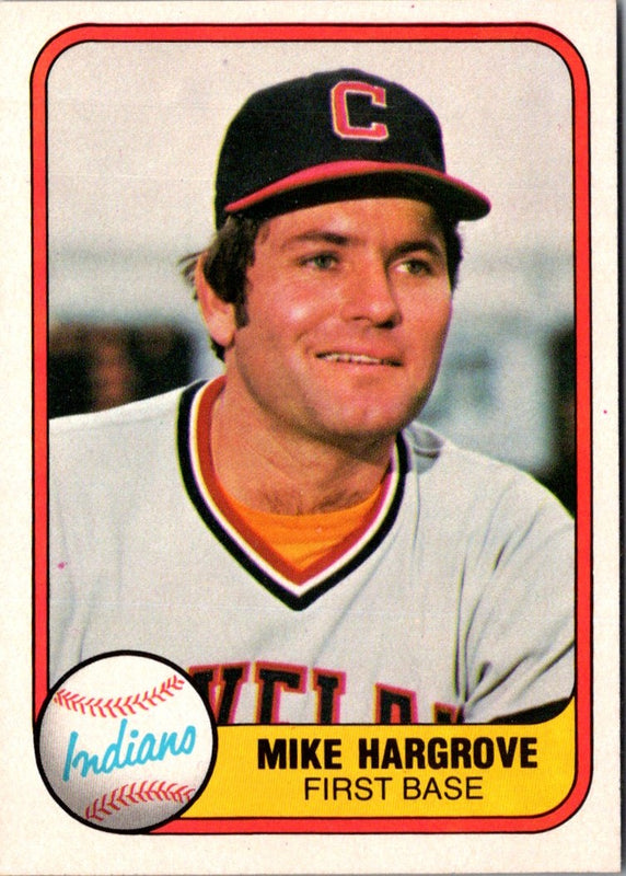 1981 Fleer Mike Hargrove #387
