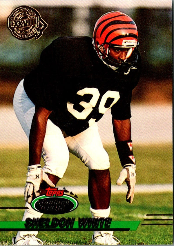 1993 Stadium Club Super Teams Bowl Sheldon White #451