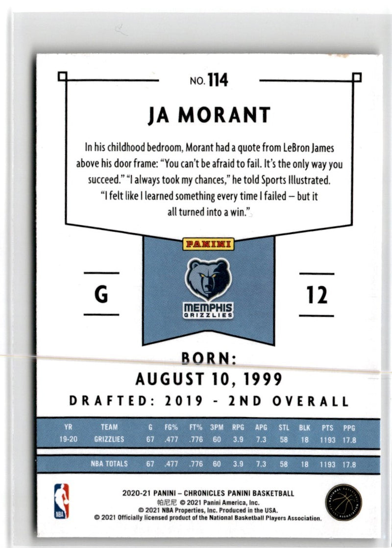 2021 Panini Ja Morant