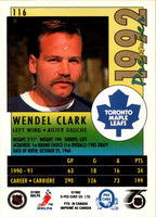 1991 O-Pee-Chee Premier Wendel Clark #116
