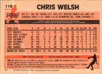 1983 O-Pee-Chee Chris Welsh #118