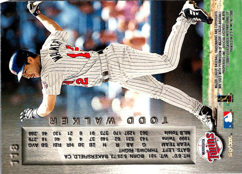 2000 Metal Todd Walker