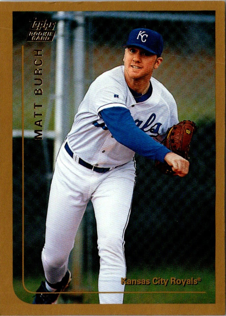 1999 Topps Traded & Rookies Matt Burch