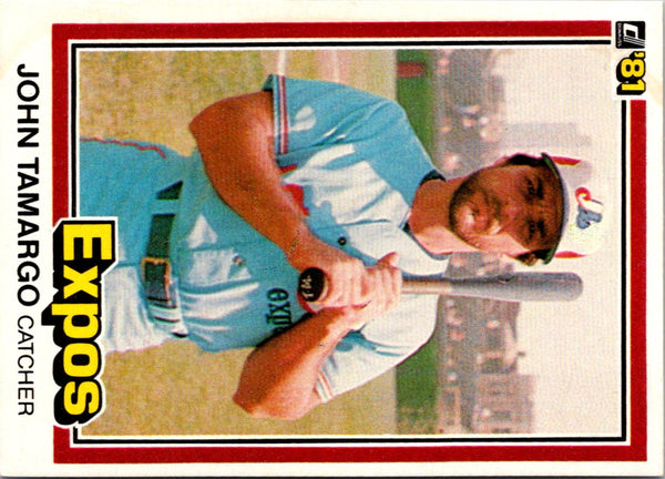 1981 Donruss John Tamargo #210