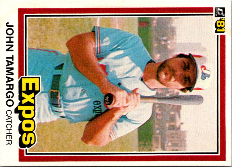 1981 Donruss John Tamargo