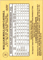 1985 Donruss Bill Caudill #96