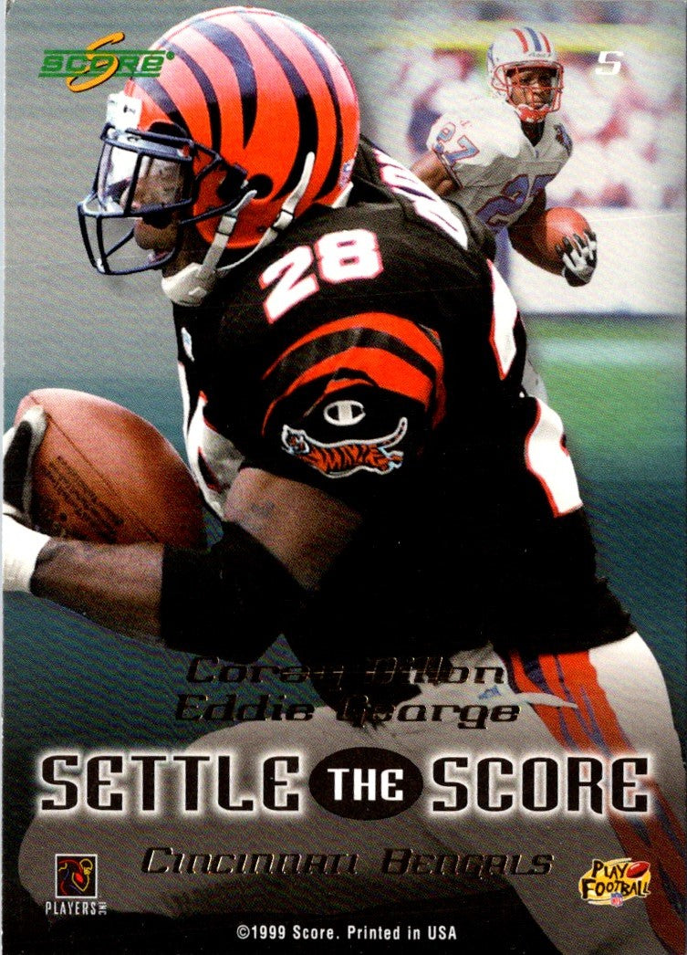 1999 Score Settle the Eddie George/Corey Dillon