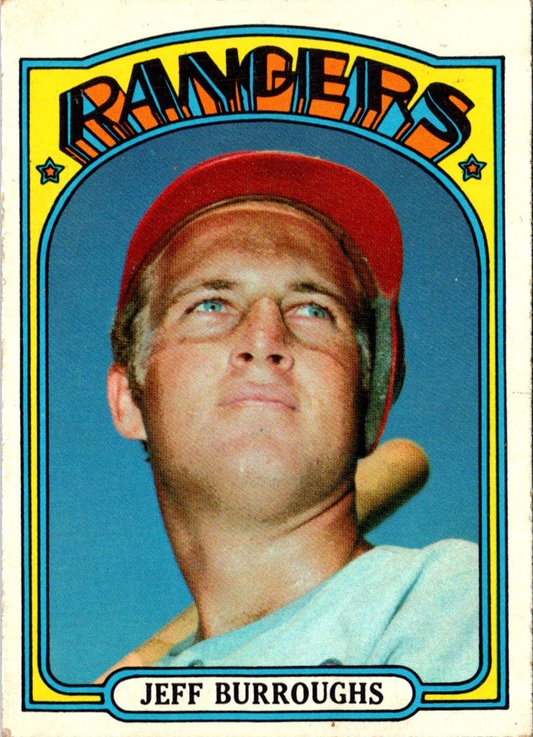 1972 Topps Jeff Burroughs