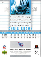 2005 Upper Deck Rookie Debut Gold 150 Chris Brown #97