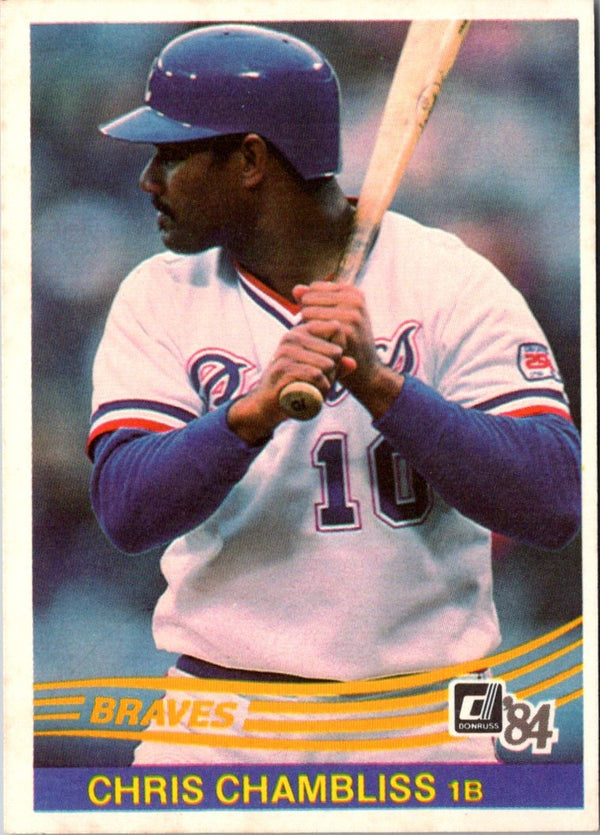 1984 Donruss Chris Chambliss #537