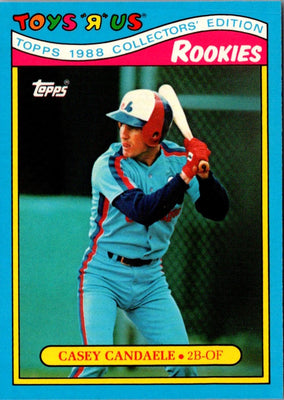 1988 Topps Toys'R'Us Rookies Casey Candaele #7