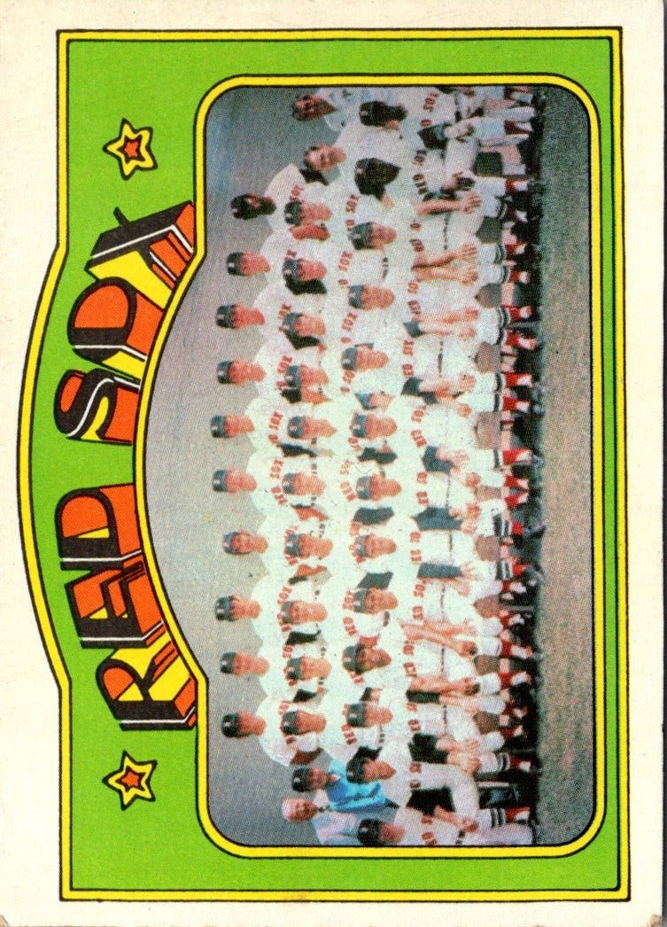 1972 Topps Boston Red Sox