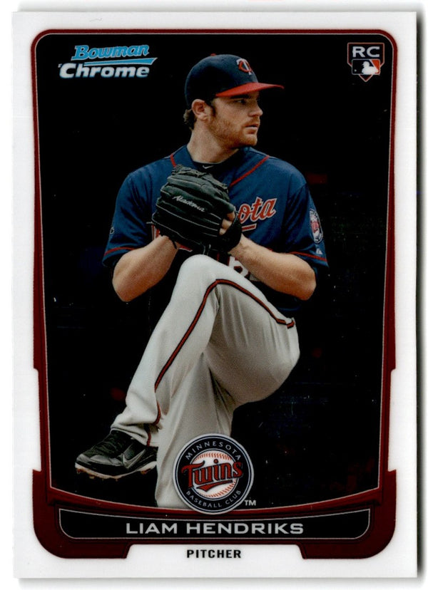 2012 Bowman Chrome Liam Hendriks #39 Rookie