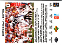 1991 Domino's The Quarterbacks Bernie Kosar #5