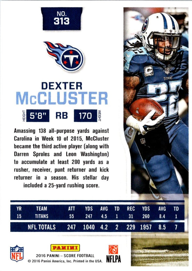 2016 Score Dexter McCluster