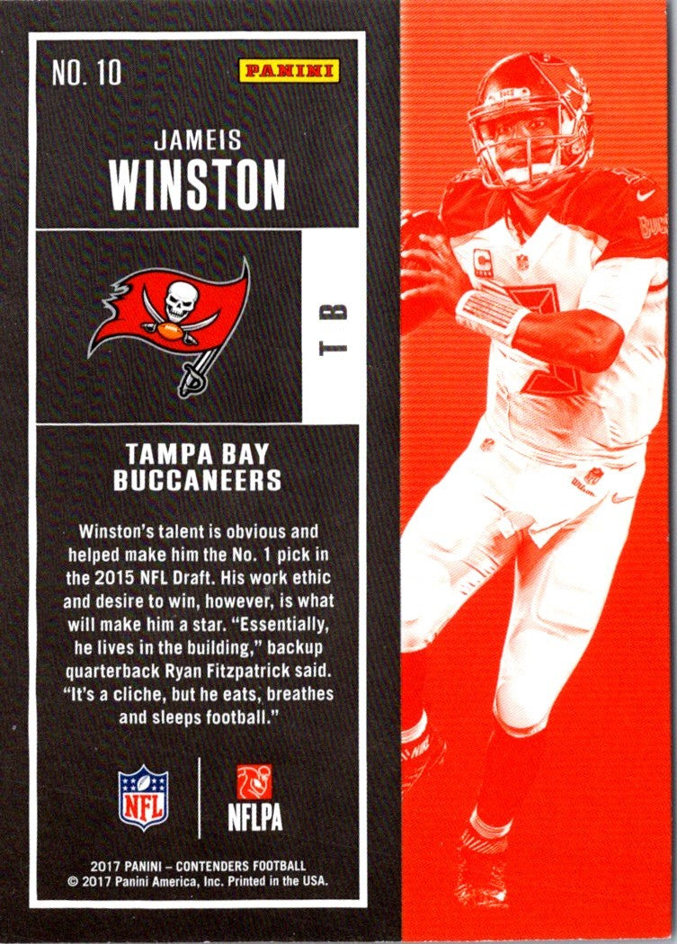 2017 Panini Contenders Jameis Winston