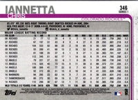 2019 Topps Colorado Rockies Chris Iannetta #CO-10