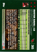 2007 Topps Buster Davis #365 Rookie