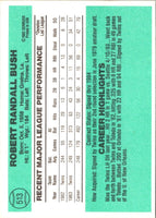 1984 Donruss Randy Bush #513 Rookie