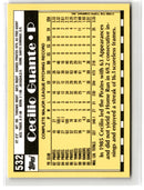 1990 Topps Tiffany Cecilio Guante