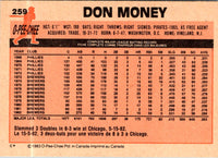 1983 O-Pee-Chee Don Money #259
