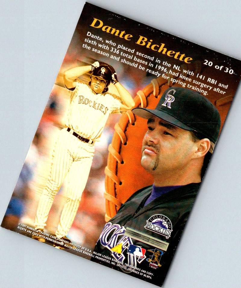 1997 Pinnacle Mint Dante Bichette