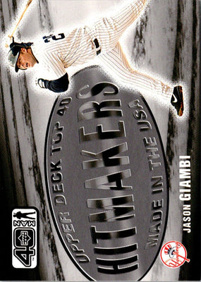 2002 Upper Deck 40-Man Jason Giambi #1090
