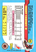 1991 Topps Trent Yawney #255