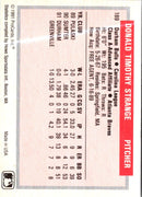 1991 ProCards Tomorrow's Heroes Don Strange