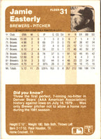 1983 Fleer Jamie Easterly #31