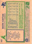 1983 O-Pee-Chee Mark Kirton