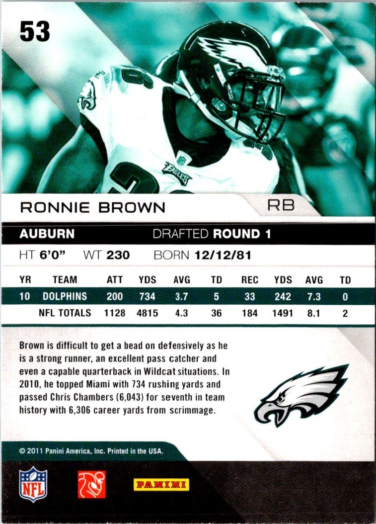 2011 Panini Absolute Memorabilia Ronnie Brown